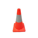 18 Inch Orange Traffic Cone With One 6 Inch High Intensity Collar