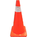 28 Inch Orange Traffic Cone With One 4 Inch Diamond Grade Collar