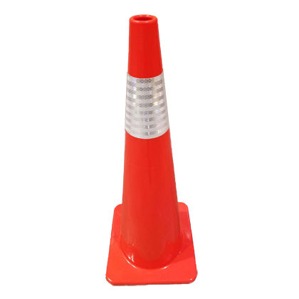 36 Inch Orange Traffic Cone With One 6 Inch Diamond Grade Collar