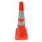 36 Inch Orange Traffic Cone With Two High Intensity Collars